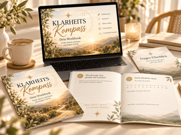 Klarheits-Kompass Workbook – Einblicke in das Produkt